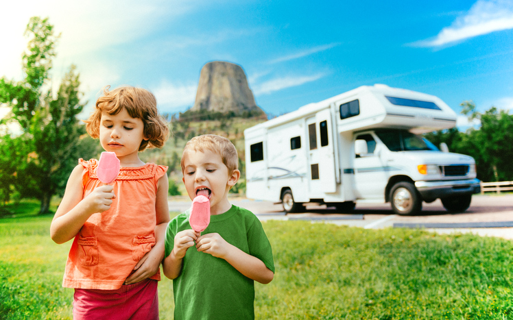 Little Campers on Motorhome Road Trip